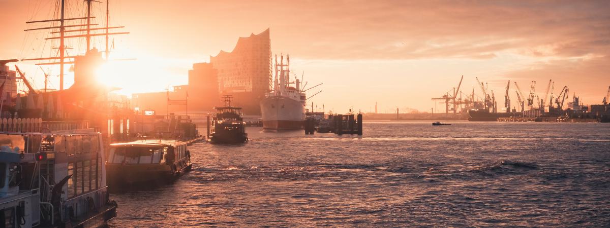 photo of the bay of Hambourg