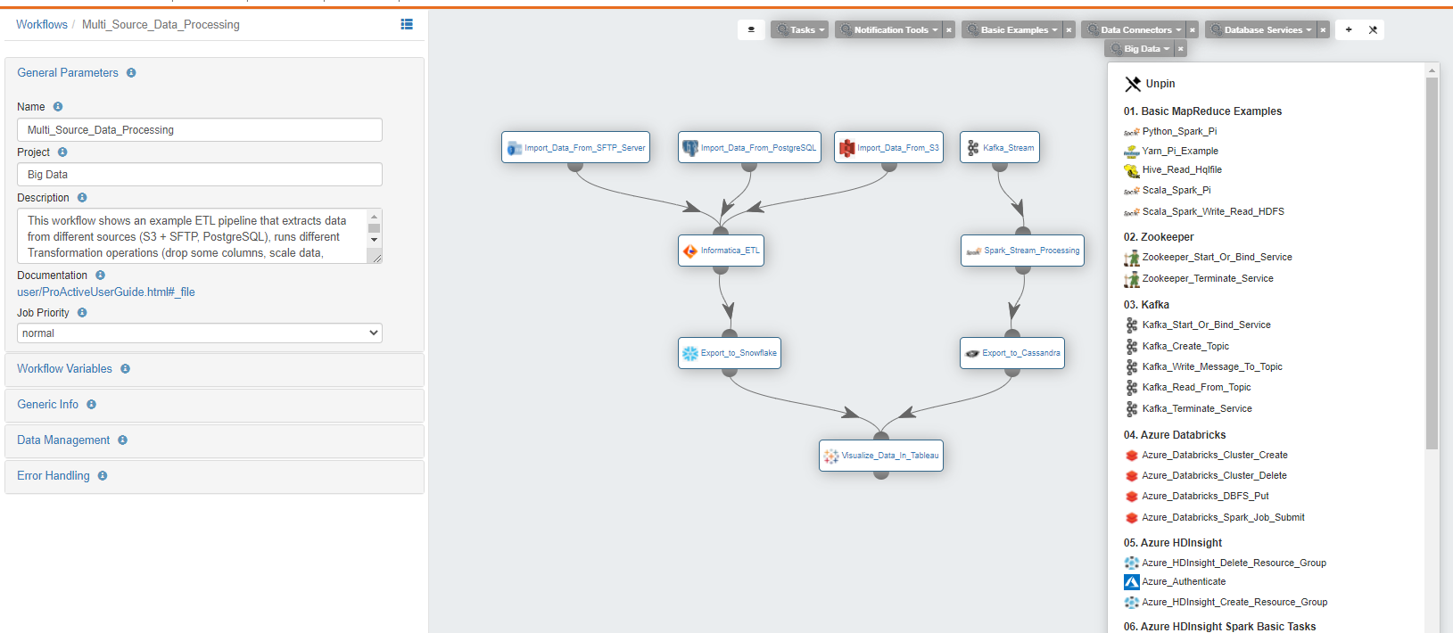 ActiveEon ProActive Workflow Studio - Big Data