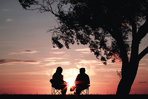 photo of a happy retired couple