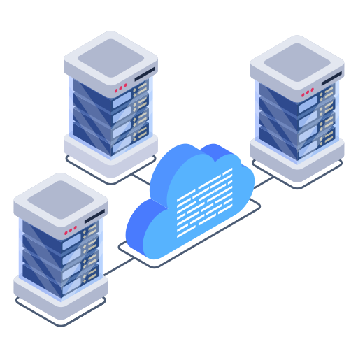 central operation to remote data icon