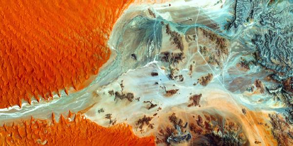 satellite photo by mickael tournier unsplash